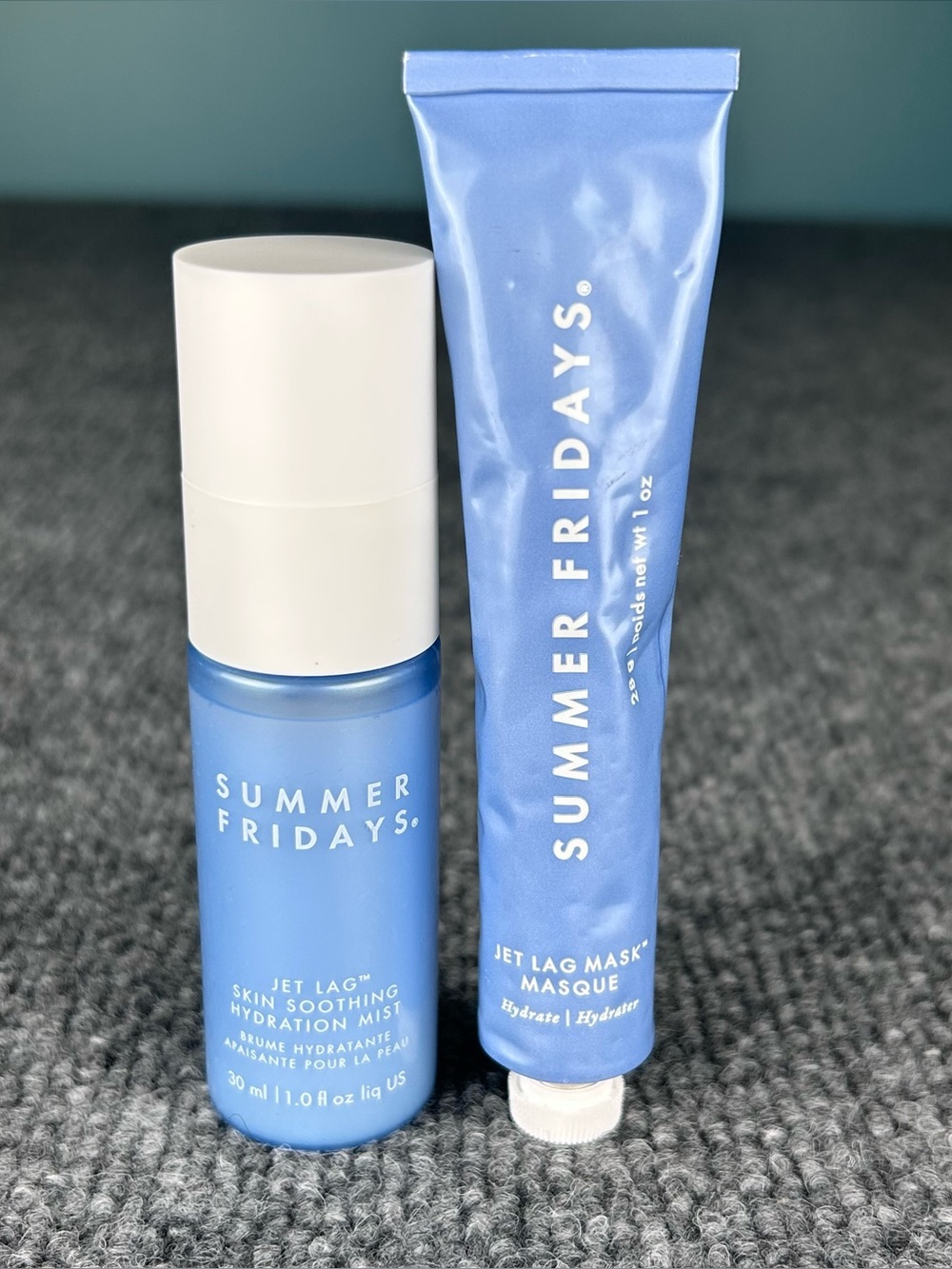 Summer Fridays Jet Lag Skin Soothing Hydration MIST 1oz & MASK 1oz